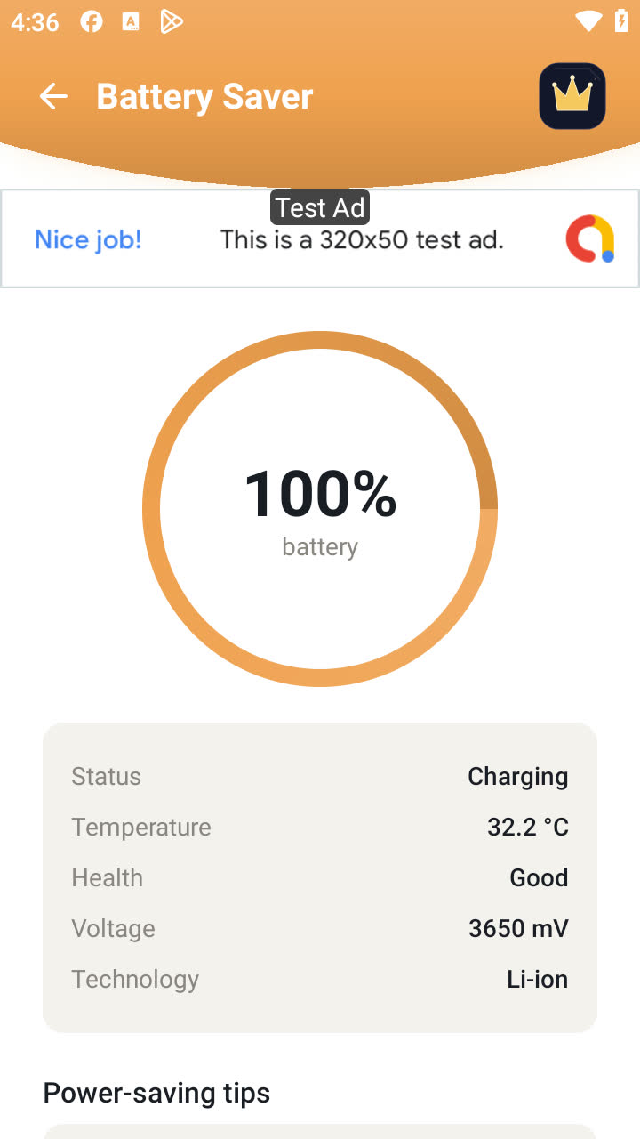 Battery saver