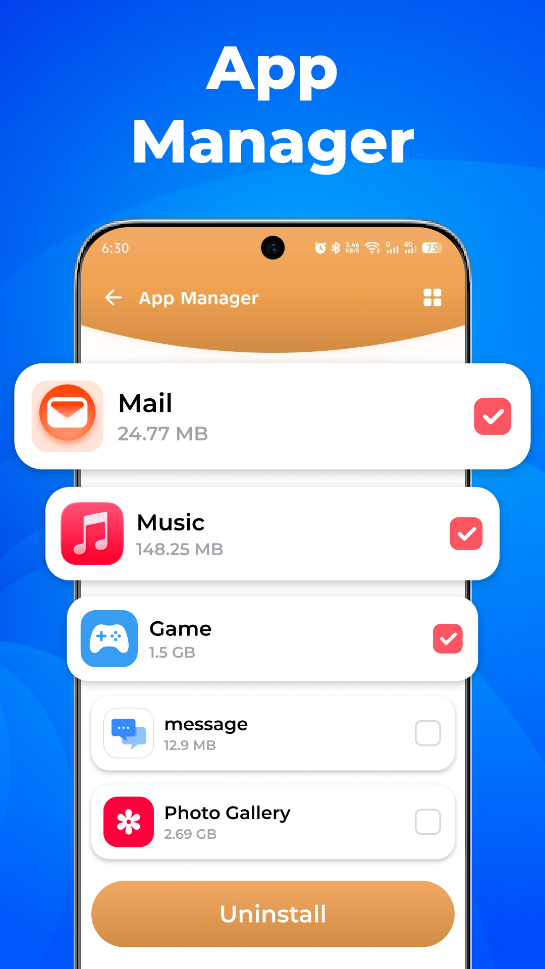 App manager screenshot