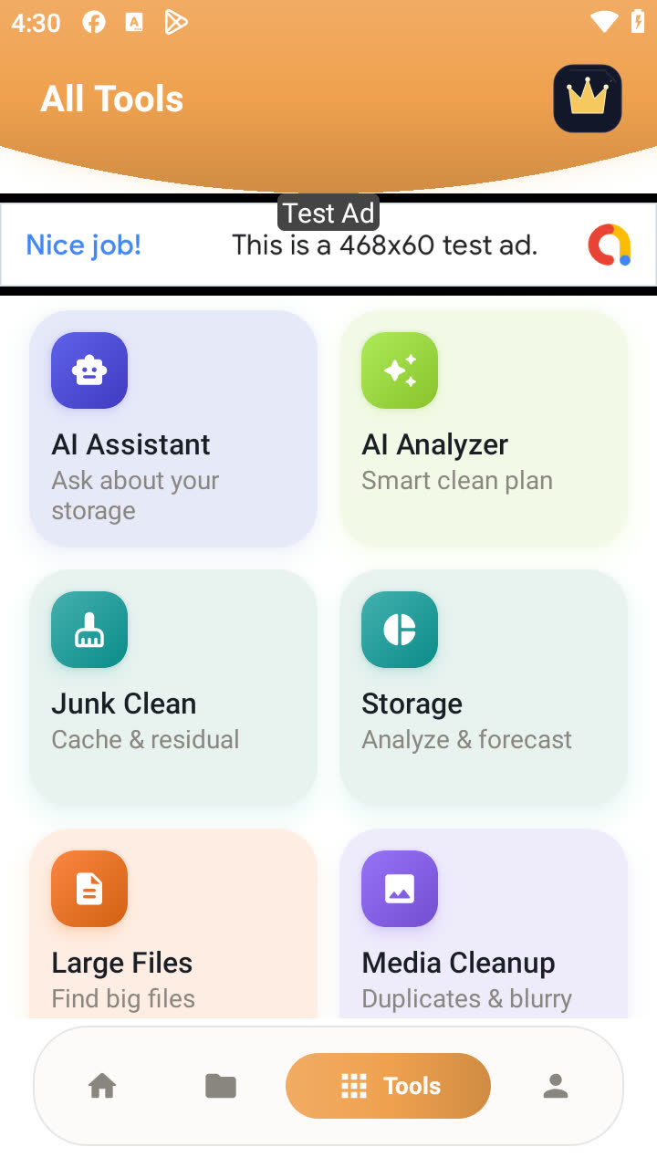 All tools: 18 tools in the grid
